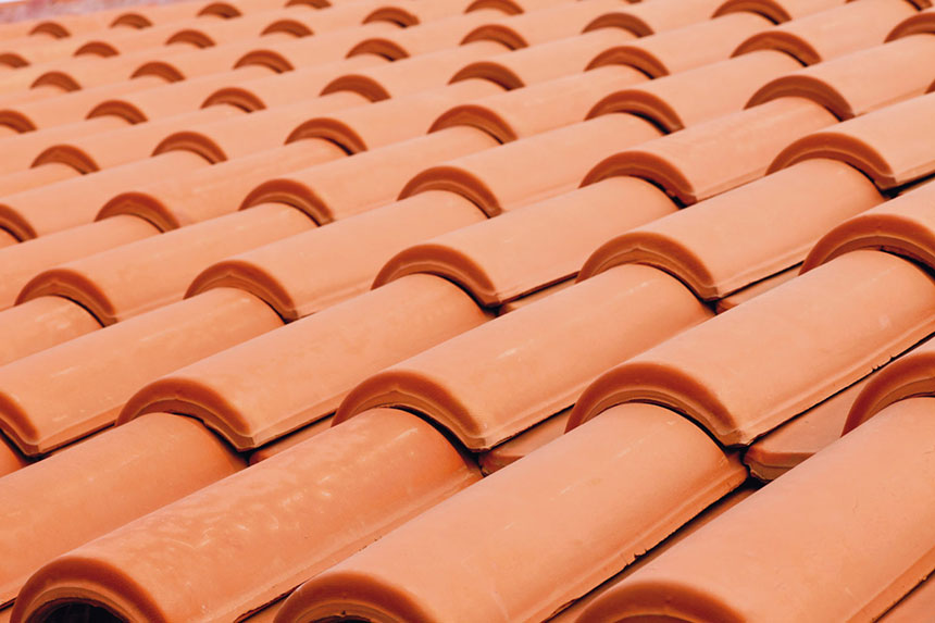 terracotta roof shingles