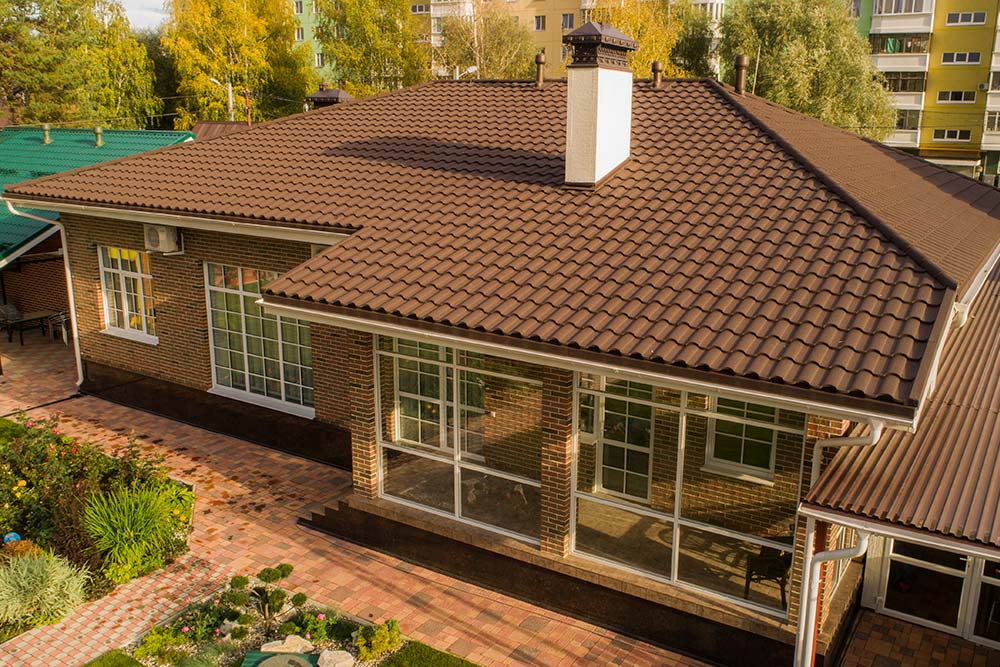 STONE-COATED METAL ROOF TILES