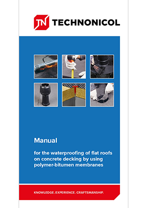 Manual for the waterproofing of flat roofs on concrete decking by using polymer-bitumen membranes