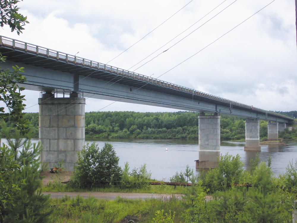 Bridge across the River Vyatka