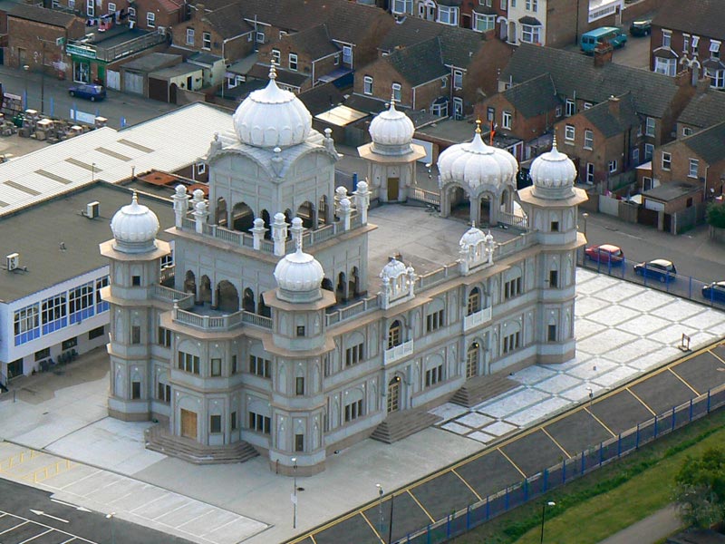 The Guru Nanak Gurdwara Temple