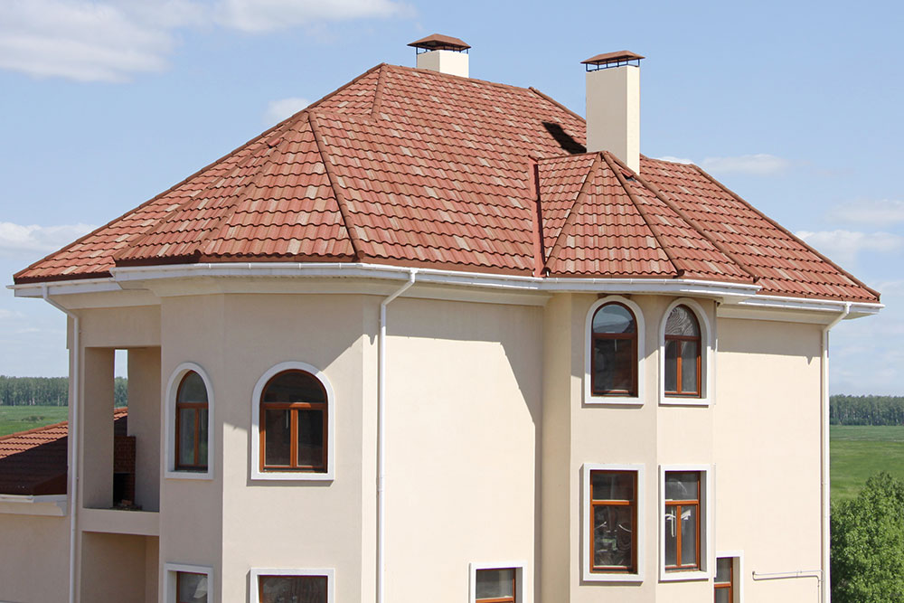 STONE-COATED METAL ROOF TILES