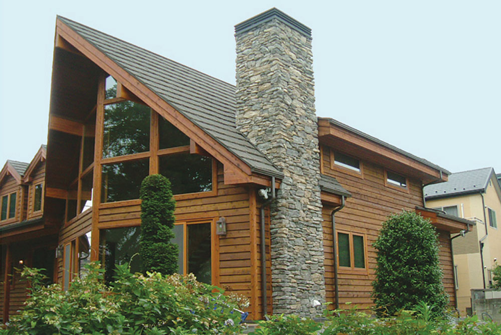 STONE-COATED METAL ROOF TILES