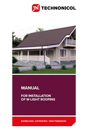 INSTALLATION MANUAL OF W-LIGHT ROOFING