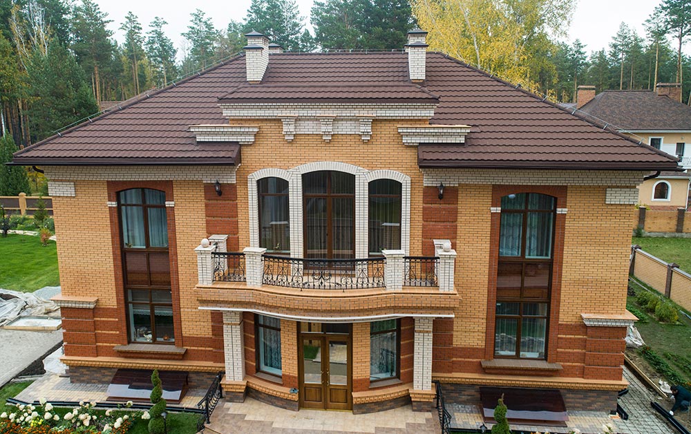 STONE-COATED METAL ROOF TILES