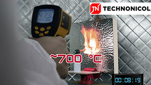 PIR - Conduction of an open flame test.