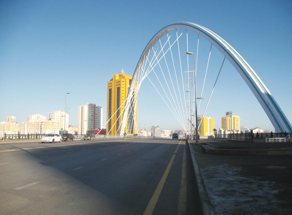 Bridge across the River Ishim