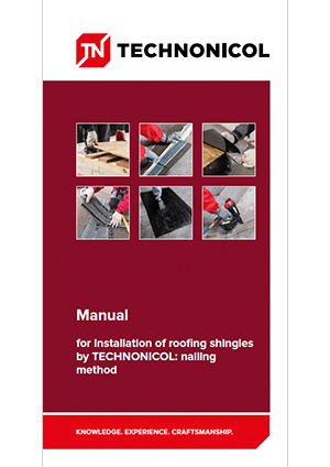 Roofing shingles installation - nailing method