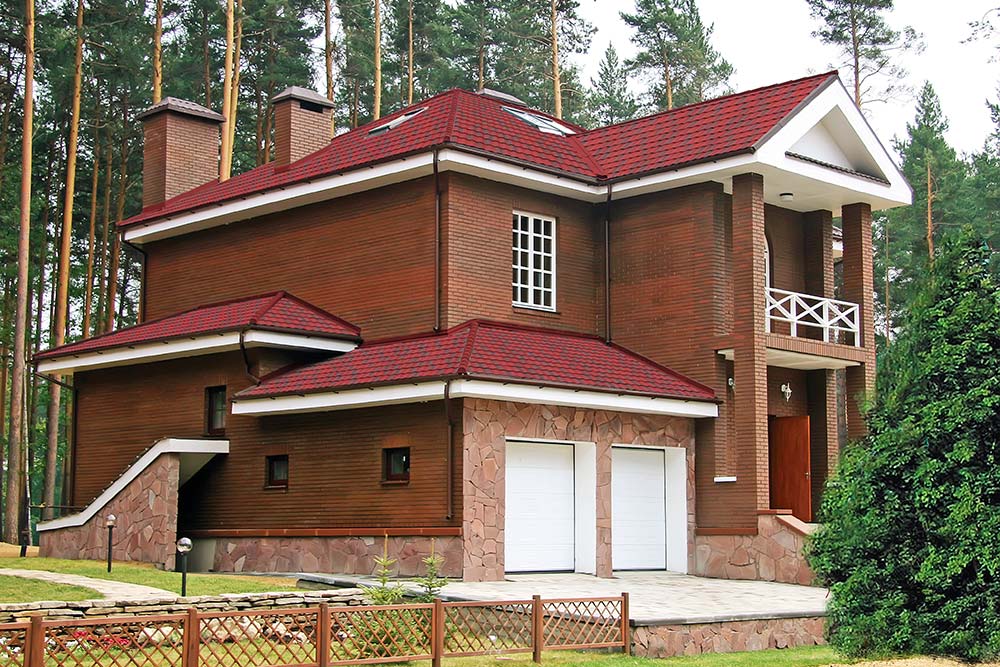 STONE-COATED METAL ROOF TILES