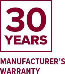30 years warranty