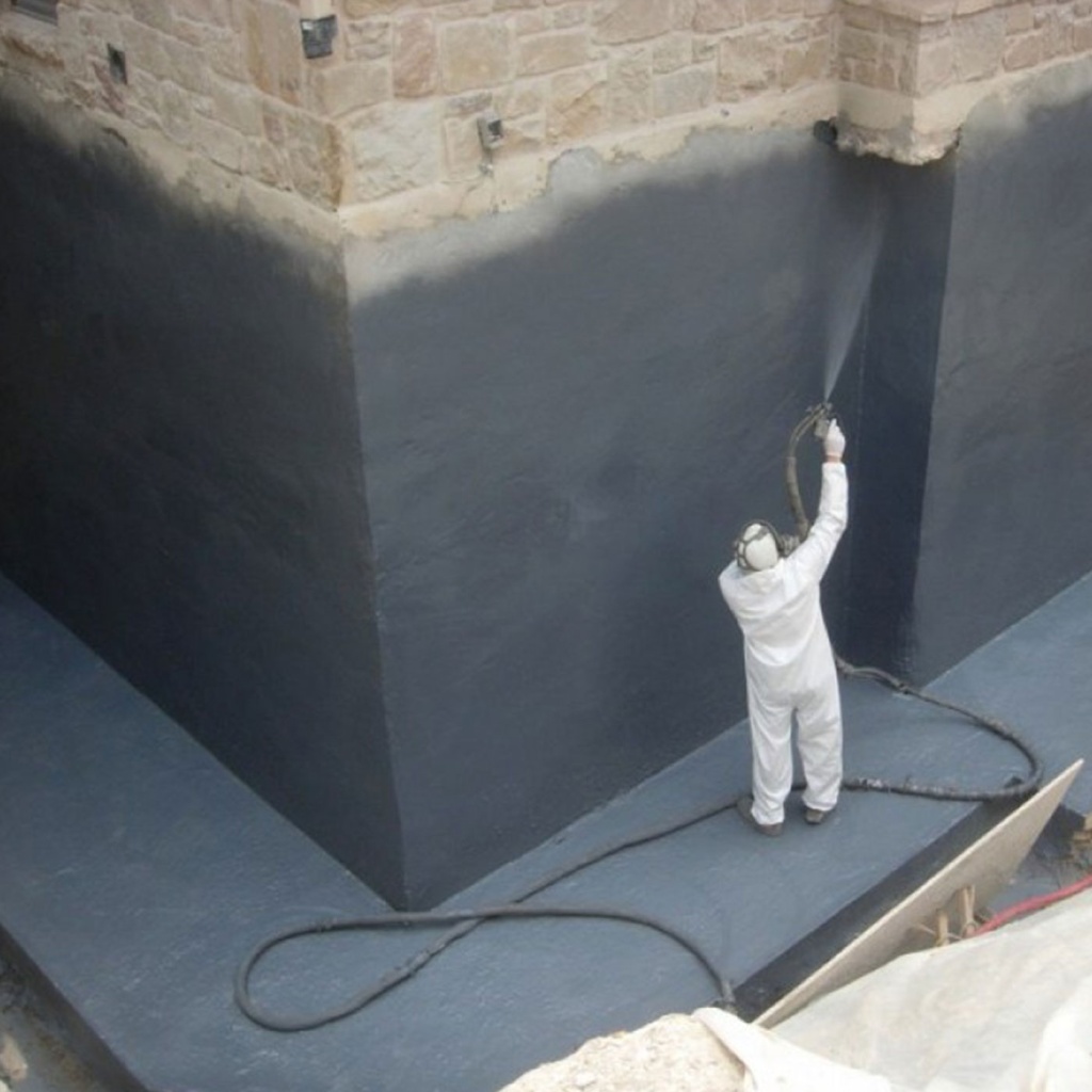 Liquid applied waterproofing