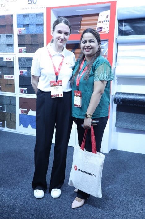 Showcase of TECHNONICOL roofing and waterproofing products at Roof India 2025