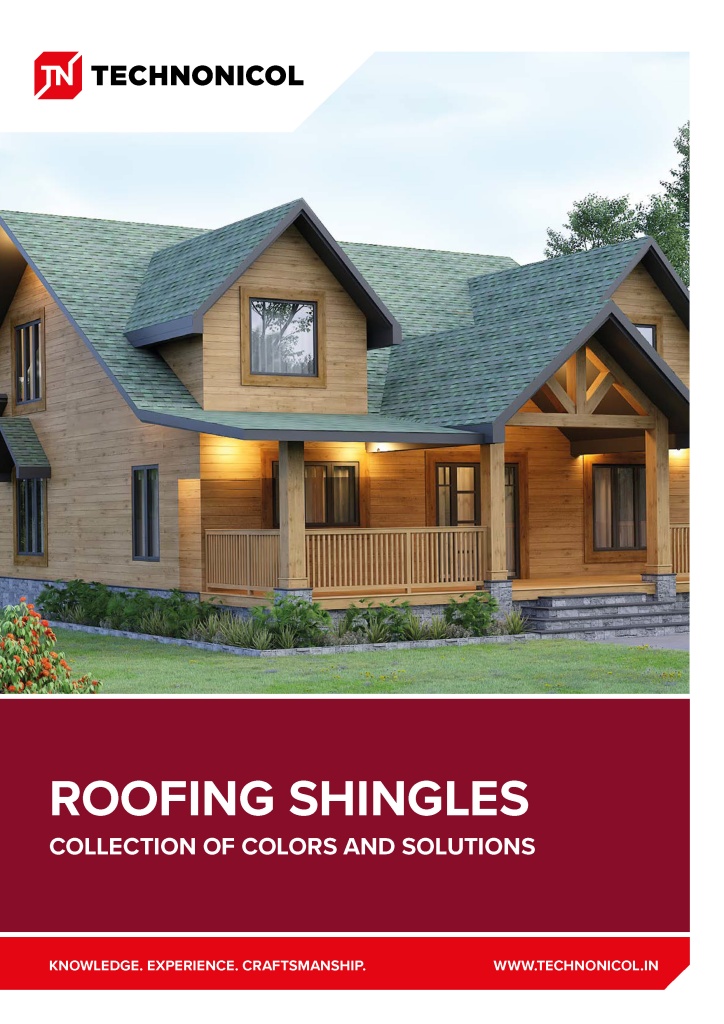 Roofing shingles brochure