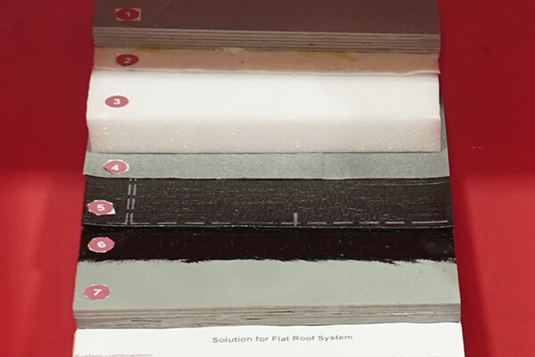 Figure 1Miniature system models displayed at the TECHNONICOL booth