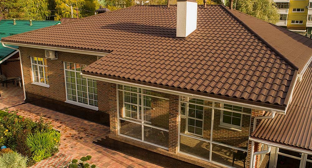 STONE-COATED METAL ROOF TILES