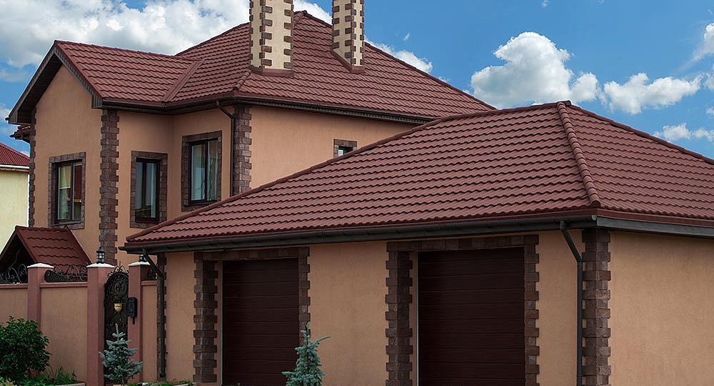 STONE-COATED METAL ROOF TILES