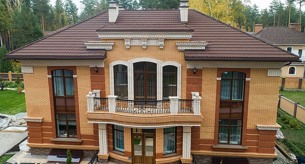 STONE-COATED METAL ROOF TILES