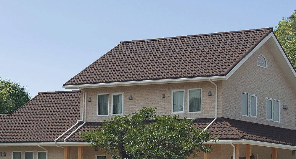 STONE-COATED METAL ROOF TILES