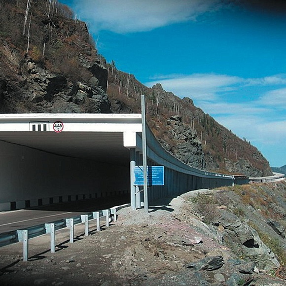 Avalanche Shed on the Road M-54